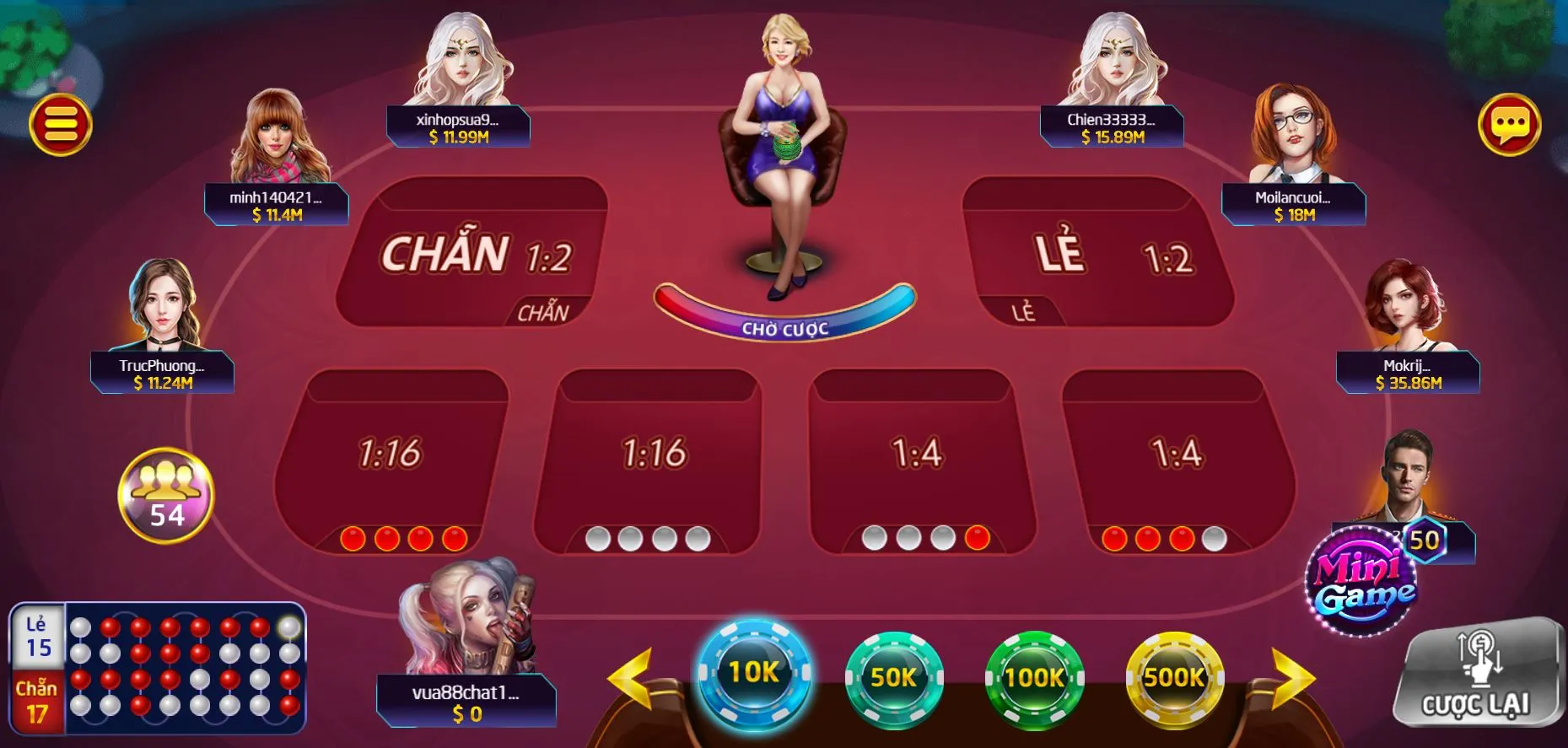 Số lượng game khủng tại Vua88