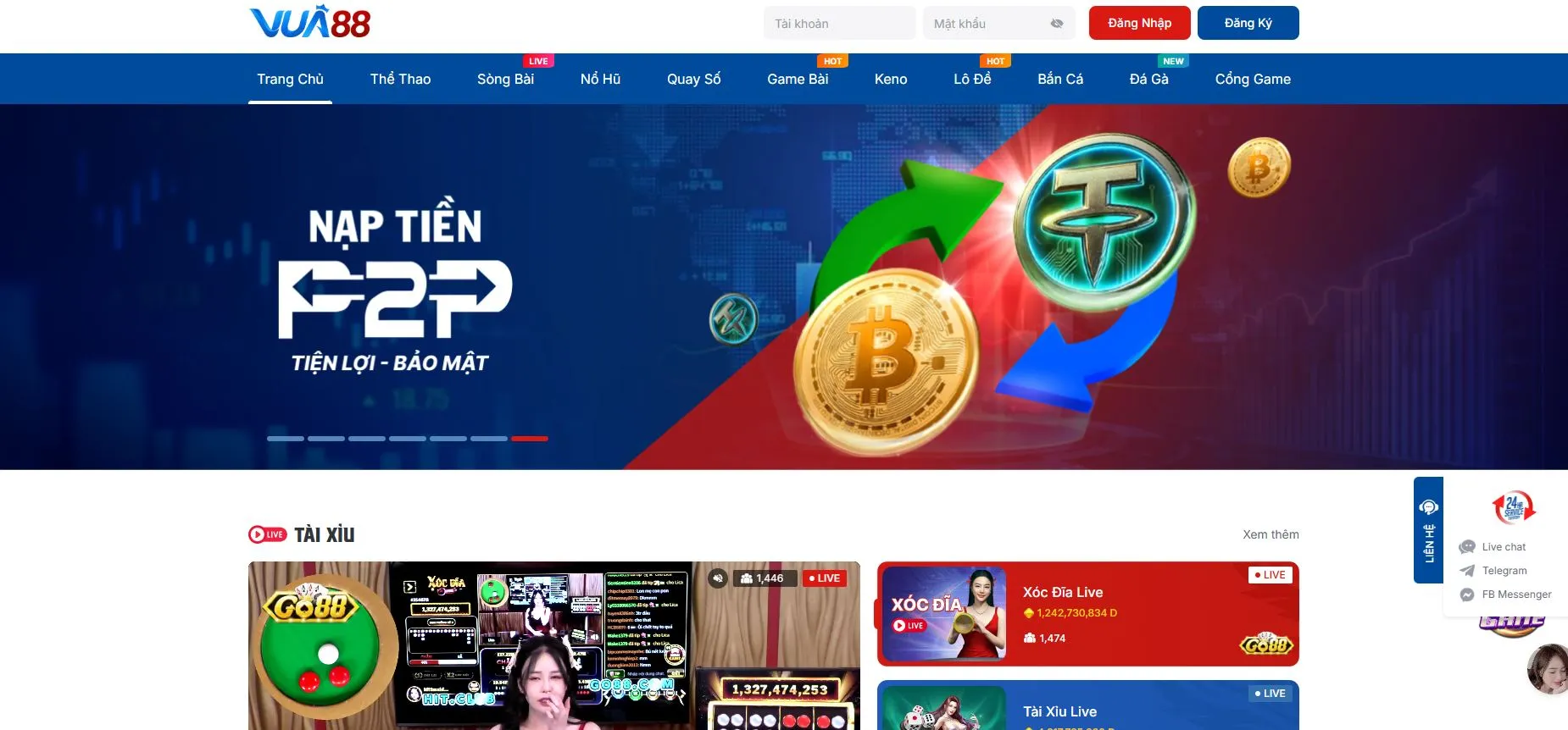 Thông tin về nhà cái Vua88