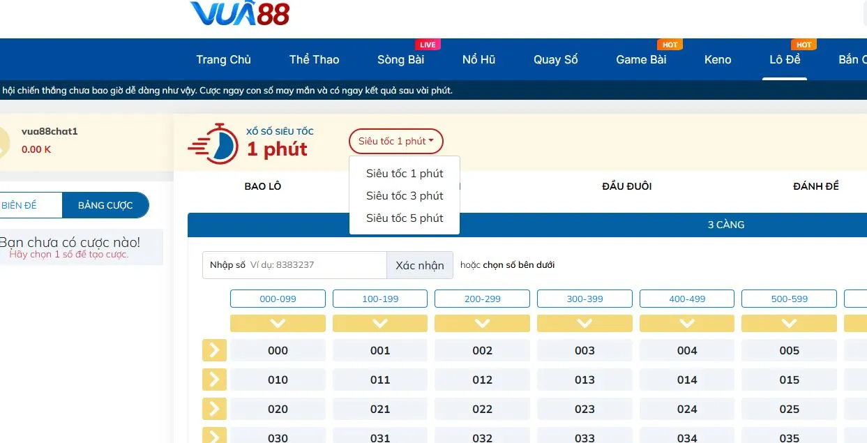 lo de sieu toc Vua88 4 Điều cần tránh khi chơi Lô đề siêu tốc